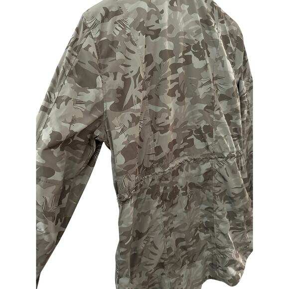 Tommy Bahama Camo Canyon Anorak Zip Front Jacket Green Leaf Size Small - Picture 11 of 13